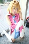  blonde_hair boots character_request cosplay highres photo source_request tagme_character tagme_series tsukiichi 