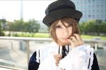  ari_(model) cosplay frills hat heterochromia photo rozen_maiden ruffles souseiseki 