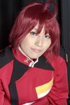  cosplay gundam gundam_seed gundam_seed_destiny lunamaria_hawke photo red_hair redhead suzukaze_yuuki uniform 