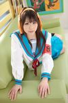  armband cosplay highres katou_mari photo sailor sailor_uniform school_uniform serafuku suzumiya_haruhi suzumiya_haruhi_no_yuuutsu 