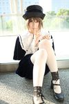  ari_(model) cosplay frills hat heterochromia highres photo rozen_maiden ruffles souseiseki 