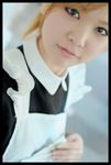  blonde_hair cosplay maid maid_apron maid_uniform moesham_girl photo 