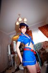  beret cosplay hat highres nakagawa_shoko photo police police_uniform policewoman uniform whistle 