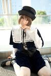  ari_(model) cosplay frills hat heterochromia highres photo rozen_maiden ruffles souseiseki 