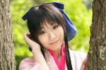 bow cosplay hair_bow hairbow japanese_clothes kamiya_kaoru kimono photo rurouni_kenshin suzukaze_yuuki 