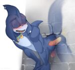 2022 absurd_res anal anal_penetration anthro blush bodily_fluids circumcised crocodile crocodilian dripping duo ear_piercing erection eyes_closed fin fin_piercing fish furgonomics furry-specific_piercing genital_fluids genitals gingerrey hi_res internal jewelry male male/male marine necklace penetration penis piercing precum precum_drip rashek razor_the_shark reptile scales scalie sega shark sharp_teeth sonic_the_hedgehog_(series) tan_body tan_scales teeth through_wall