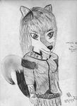  anthro art artfemale breasts canine fox foxanthro 