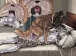 animal_genitalia animal_penis animal_vulva anthro anthro_on_feral anthro_penetrating anthro_penetrating_feral anus balls bed bedroom bestiality bodily_fluids canid canine canine_genitalia canine_vulva canis clitoris collar cowgirl_position cum cum_in_vagina cum_inside domestic_dog duo erection fangs felid feline_genitalia feline_penis female feral feral_penetrated from_front_position fur furniture genital_fluids genitals herding_dog hi_res kodaac leaking_cum lying male male/female malinois_dog mammal markings on_back on_bottom on_top pantherine pastoral_dog pawpads penetration penis saliva_on_face sex sheepdog snow_leopard spots spotted_body spotted_fur spread_vulva spreading teeth tervuren tongue tongue_out vaginal vaginal_penetration vulva