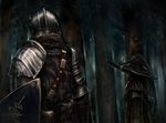  armor big_hat_logan dark_souls forest from_software hat helmet male male_focus nature shield souls_(from_software) wizard 