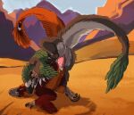 animal_genitalia anus bite black_claws bodily_fluids claws cum cum_in_vagina cum_inside day deinonychus detailed_background dinosaur dromaeosaurid duo erection feathered_dinosaur feathered_scalie feathers female female_feral female_penetrated feral feral_on_feral feral_penetrated feral_penetrating feral_penetrating_feral from_behind_position genital_fluids genital_slit genitals green_body green_eyes grey_body hi_res male male/female male_feral male_penetrating male_penetrating_female mountain neck_bite orange_body orange_eyes outside outside_sex owishka penetration penile penile_penetration penis penis_in_vagina pink_penis prehistoric_species red_body reptile saliva saurischian scalie sex sharp_teeth teeth theropod vaginal vaginal_penetration