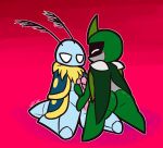 2025 antennae_(anatomy) anthro anthro_on_anthro arthropod arthropod_abdomen beetle big_butt big_penis black_antennae blue_body blue_exoskeleton blush bodily_fluids bug_fables butt cape clothing duo erection exoskeleton eyes_closed frottage fur genital_fluids genitals glans green_body green_cape green_clothing green_exoskeleton grey_body grey_exoskeleton handjob huge_penis insect interspecies kabbu_(bug_fables) kneeling leif_(bug_fables) lepidopteran male male/male masturbation moonsprout_games moth motion_lines mouthless no_pupils penile penile_masturbation penis penises_touching pink_glans pink_penis precum sex ultilix white_eyes yellow_body yellow_fur