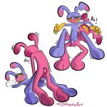 1:1 4_fingers anal anal_fluids anal_penetration anthro backsack balls bent_over blush bodily_fluids breath clothing ddfreakyart duo ear_blush evil_jax_(tadc) fingers genitals glitch_productions gloves gloves_only handwear handwear_only hi_res jax_(tadc) lagomorph leporid lifting looking_back looking_pleasured male male/male mammal moan mostly_nude motion_lines overwhelmed penetration penis rabbit selfcest spiral spiral_eyes square_crossover the_amazing_digital_circus trembling_for_pleasure