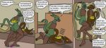 ahuizotl alban_(trinitite) anal anal_penetration anthro arm_cuffs bdsm bodily_fluids bridle brown_body buttplug buttplug_in_ass buttplug_insertion chastity_belt chastity_device cum cum_in_ass cum_inside duo english_text female flat_chested genital_fluids green_body hi_res lying male male/female object_in_ass packmule penetration pent_up petplay plug_(sex_toy) plug_insertion ponyplay profanity rape_play roleplay sex_toy sex_toy_in_ass sex_toy_insertion simulation tail tail_hand text toeless_legwear tory_(trinitite) trinitite unusual_anatomy unusual_tail