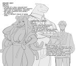 animal_humanoid anthro breasts cephalopod cephalopod_humanoid cleavage clothed clothing edward_(starfleetrambo) english_text eriadei_(starfleetrambo) eyelashes eyewear female glasses greyscale group hair human humanoid male mammal marine marine_humanoid merfolk mollusk mollusk_humanoid monochrome pseudo_hair scalie siren_and_scientist sketch snout split_form starfleetrambo tentacle_hair tentacles text trans_(lore) trans_woman_(lore) trio zagredos_(spirit_bathouse)