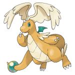  aqua_eyes claws closed_mouth colored_skin dragon dragonite feathered_wings flying head_wings horns leg_wings mega_dragonite mega_pokemon no_humans official_art orange_skin pokemon pokemon_(creature) pokemon_focus pokemon_legends:_z-a single_horn smile tail third-party_source transparent_background very_long_tail wings 