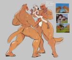 2025 angry anthro anthrofied asian_clothing babbi_(simba_the_king_lion) ballbusting butt carrying_another clothed clothing cock_and_ball_torture dialogue east_asian_clothing english_text feet felid female fundoshi fundoshi_only genital_torture grey_background group hi_res humanoid_feet humor hyena indirect_incest_(lore) japanese_clothing kimba_(simba_the_king_lion) kurdy_(simba_the_king_lion) larger_female lion male male/female mammal mondo_tv muscular muscular_anthro muscular_female neck_grab nude_male pantherine plantigrade punch redic-nomad reference_image sibling_(lore) simba_the_king_lion simple_background sister_(lore) sisters_(lore) size_difference smaller_male submissive submissive_male tail tail_grab text thick_thighs topless trio twins_(lore) underwear underwear_only