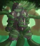 2_claws 2_toes absurd_res anal anal_penetration anthro asian_mythology ball_tuft balls bdsm beard beard_ponytail bismarck6 black_hair body_hair bondage bound bovid bovine claws dead_by_daylight demon east_asian_mythology erection european_mythology facial_hair facial_piercing feet fur genitals greek_mythology grope hair hi_res horn humanoid humanoid_genitalia humanoid_penis japanese_mythology long_hair male mammal minotaur muscular muscular_anthro muscular_male mythology nipples nude oni open_mouth oral oral_penetration pecs penetration penis piercing plant purple_body questionable_consent restrained restrained_by_tentacles rough_sex sex solo sound_effects swamp tentacle_creature tentacle_in_ass tentacle_in_mouth tentacle_penetration tentacle_sex tentacles the_oni_(dead_by_daylight) toe_claws toes tuft vine_tentacles vines yokai