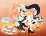 2025 abstract_background after_expansion ankle_grab anthro arthropod athletic bee big_breasts big_butt big_nipples bodily_fluids breast_expansion breast_growth breasts butt butt_expansion canid clothing collar demon duo ear_piercing english_text expansion facial_markings female female/female filled_with_honey fingering fire flaming_hair food genital_expansion genitals grey_hair growth hair half-closed_eyes head_markings hellaverse helluva_boss hi_res hip_expansion honey_(food) honey_expansion honey_filled_breasts huge_breasts huge_butt hybrid hymenopteran insect kansyr lactating leaning_over leg_grab liquid looking_back looking_pleasured loona_(helluva_boss) mammal markings multi_arm multi_limb multicolored_body narrowed_eyes nipples piercing pseudo_hair queen_bee-lzebub_(helluva_boss) slim smile spiked_collar spikes text thick_thighs thong tongue tongue_out tongue_piercing two_tone_body underwear vaginal vein veiny_breasts vulva_expansion wide_hips wristband