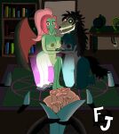 absurd_res animal_genitalia animal_vulva anthro big_breasts bone book bookshelf bouquet breast_squish breasts breasts_frottage canid canine canine_genitalia canine_vulva canis cephalopod dark_lighting dark_room deity demon desk duo eldritch_being electronics face_tentacles female first_person_view flacker01 flower furniture furniture_lamp genitals globe glowing glowing_eyes great_old_one_(h.p._lovecraft) hand_holding heart_eyes heart_symbol hi_res ln'eta_(sucker_for_love) mal0 mal0_(species) mammal marine membrane_(anatomy) membranous_wings mollusk nipples offering_flowers phone plant pseudo_hair rose_(flower) scp-1471-a scp_foundation skull skull_head skulldog_(species) squish summoning summoning_circle table tentacle_hair tentacles vulva wings wolf