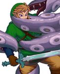  bite blood link male male_focus nintendo shiwashiwa_no_kinchakubukuru skyward_sword sword tentacle tentacles_on_male tentalus the_legend_of_zelda the_legend_of_zelda:_skyward_sword vore weapon 