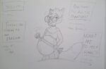  air_inflation alternative_fashion anthro aroused belly belly_expansion belly_inflation bicycle_pump big_belly big_eyes big_glasses bottomwear canid canine choker clothing expansion eyewear female fluffy fluffy_tail fox glasses goth inflation internal_thoughts jewelry livestream mammal navel necklace patchwork_weasel pump round_glasses sketch skirt solo tail 