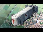  airship arc_the_lad cityscape dirigible field letterboxed no_humans scenery seo_tatsuya town 