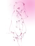  abstract bad_id bad_pixiv_id banned_artist monochrome original sketch smile solo standing tetsumi 