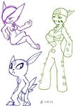  cacturne foxred64 pokemon sableye sneasel 