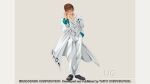  1boy 2000s_(style) adjusting_eyewear anime_coloring atelier-moo brown_hair coat dress_shoes full_body game_cg hand_in_pocket non-web_source official_art pants red_eyes shirt short_hair simple_background solo standing sunglasses toya_cloud tsurime white_coat white_pants white_shirt yuukyuu_gensoukyoku 