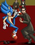  agent_smith cobra_mcjingleballs matrix neo shadow_the_hedgehog sonic_team sonic_the_hedgehog 