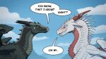  black_body black_scales blush broken_horn comic comic_panel dark_body dark_scales dragon duo embarrassed female feral green_eyes hi_res horn humor male male/female mind_reading moonwatcher_(wof) mythological_creature mythological_scalie mythology nightwing_(wof) rast red_eyes red_horn scales scalie secret shy silly smile speech_bubble teeth white_body white_scales wings_of_fire 