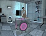  atlas chell glados gmod p-body portal portal_2 potados weighted_companion_cube 