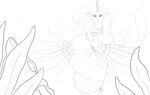 1_horn 2020 absurd_res amara_burrger aquatic beckoning big_breasts black_and_white breast_squish breasts female fish flirting flirting_with_viewer forehead_horn friendship_is_magic genitals gesture hair hasbro hi_res horn huge_breasts humanoid_merfolk humanoid_pointy_ears jewelry leaning leaning_forward line_art lionfish long_hair looking_at_viewer merfolk mermaid_tail monochrome my_little_pony necklace nipples nude nude_female perciform pointy_ears princess_celestia_(mlp) scales scorpaenoid seaweed solo split_form squish underwater vulva water wide_hips