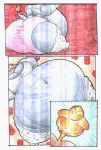 anthro award belly big_belly big_breasts big_butt bovid breasts butt comic cowgirl_outfit female mammal overweight overweight_female rear_view sumo trophy virus-20
