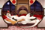 anus asian_mythology claws digital_media_(artwork) dragon east_asian_mythology eastern_dragon female feral genitals hair hi_res horn mythological_creature mythological_scalie mythology nude scalie solo tail temple vulva z0ri0n