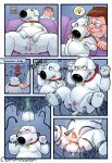  animal_genitalia animal_penis ankles_tied anonpupb anthro anus balls bdsm blush bodily_fluids bound brian_griffin canid canine canine_genitalia canine_penis canis clenched_teeth clothing collar collar_only comic digital_media_(artwork) domestic_dog duo english_text eunuch eyewear family_guy feet fur genital_scar genitals glasses hands_tied hi_res human lipsticking male mammal nude one_eye_closed onomatopoeia penis penis_tip peter_griffin scar sheath shirt simple_background sitting smile sound_effects spread_legs spreading submissive submissive_anthro submissive_male surgical_operation sweat sweatdrop tail teeth text toes topwear wearing_glasses 