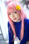  braid cosplay diebuster namada nono nono_(top_wo_nerae_2!) photo pink_hair sweater top_wo_nerae_2! 