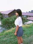  cosplay footwear kawamura_yuki photo pleated_skirt school_uniform serafuku skirt socks 