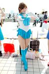  bishoujo_senshi_sailor_moon boots cosplay mizuno_ami photo sailor_mercury school_uniform serafuku yomomi 