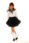  cosplay knee_socks kneehighs leah_dizon photo sailor sailor_uniform school_uniform serafuku twintails 