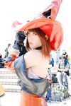  arc_system_works bare_shoulders cosplay guilty_gear hat highres i-no miya photo witch_hat 