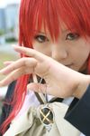 alastor_(shakugan_no_shana) cosplay highres jewelry kipi-san pendant photo red_hair shakugan_no_shana shana 