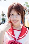  cosplay highres komaki_manaka photo school_uniform serafuku to_heart_2 twintails 