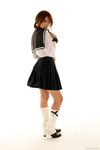  cosplay knee_socks kneehighs leah_dizon photo sailor sailor_uniform school_uniform serafuku twintails 