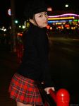  kawamura_yuki photo plaid silly_hat sweater 