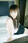  bed highres miniskirt nakagawa_shoko photo skirt tank_top 