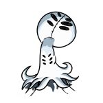 1:1 2026 6_eyes alpha_channel ambiguous_gender arachnid arthropod clothed clothing crossover first_sinner generation_7_pokemon hi_res hollow_knight:_silksong hollow_knight_(franchise) jakobsdumpsterfyre mimikyu multi_eye multi_limb nintendo pokemon pokemon_(species) signature solo standing team_cherry weaver_(hollow_knight) white_body