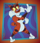 2026 3_toes 4_fingers abstract_background adventures_from_the_book_of_virtues alternate_version_at_paywall anthro arm_tuft back_tuft belly big_butt biped black_eyebrows black_nose black_stripes bobcat butt cheek_tuft chest_tuft chin_tuft colored curvy_figure digital_drawing_(artwork) digital_media_(artwork) elbow_tuft eyebrows facial_tuft feet felid feline fingers fist flat_colors fluffy fluffy_chest fur gavanzude gesture glance gloves_(marking) grin grinning_at_viewer hand_gesture head_tuft hi_res humanoid_hands humanoid_heel leg_markings looking_aside looking_aside_at_viewer looking_at_viewer lynx male mammal markings multicolored_body multicolored_fur nude nude_anthro nude_male orange_body orange_fur paws pbs pecs pinup plantigrade pose raised_finger raised_heel raised_index_finger raised_tail ribs scut_tail short_tail shoulder_tuft signature slightly_chubby slightly_chubby_anthro slightly_chubby_male small_tail smile smiling_at_viewer smirk smirking_at_viewer socks_(marking) socrates_the_bobcat solo standing standing_on_toes striped_body striped_fur striped_markings striped_tail stripes tail tail_markings thick_calves thick_eyebrows thick_thighs tiptoes toes tuft two_tone_body two_tone_fur whiskers white_belly white_body white_feet white_fur white_hands wide_hipped_anthro wide_hipped_male wide_hips wide_stance yellow_sclera