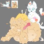 1:1 all_fours ambiguous_gender ambiguous_penetrated animal_genitalia animal_penis anklet anthro asian_mythology belly big_belly blue_eyes blush blush_lines bodily_fluids canid canine cheek_tuft chest_tuft chinese_mythology chugou_(fabulous_beasts) claws cum cum_drip cum_from_mouth cum_in_mouth cum_inflated_belly cum_inflation cum_inside cum_strand cum_through cum_while_penetrated cute_fangs digitigrade dripping duo east_asian_mythology ejaculation erection excessive_cum excessive_genital_fluids eyes_closed fabulous_beasts facial_tuft fangs felid feline fenz_(studio) feral filled_to_the_brim flower flower_accessory flower_anklet flower_on_head from_behind_position fur genital_fluids genitals grey_eyes half-closed_eyes hand_on_butt hi_res inflated_belly inflation inner_ear_fluff jewelry knot knotted_penis knotting leaking_cum male male_feral mammal monotone_background monotone_body monotone_fur mouth_closed mythological_creature mythology narrowed_eyes one_fang open_mouth orgasm paws penetration penile penile_penetration penis plant quadruped reference_image sex shanque_(fabulous_beasts) simple_background straw_dog tail tan_body tan_fur teeth tuft viahonie white_body white_fur x-ray_view