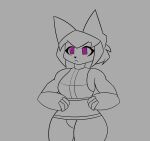 2026 absurd_res animated anthro big_breasts breast_drop breasts clothed clothing clothing_lift felid feline female female_anthro gameoverse glitch_productions hi_res huge_breasts hydro9ump inverted_nipples kit_bodega looking_at_viewer mammal nipples one_eye_closed solo tongue tongue_out wink winking_at_viewer